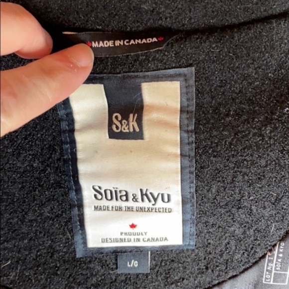 Soia & Kyo Black Wool Short Jacket L - Picture 4 of 8